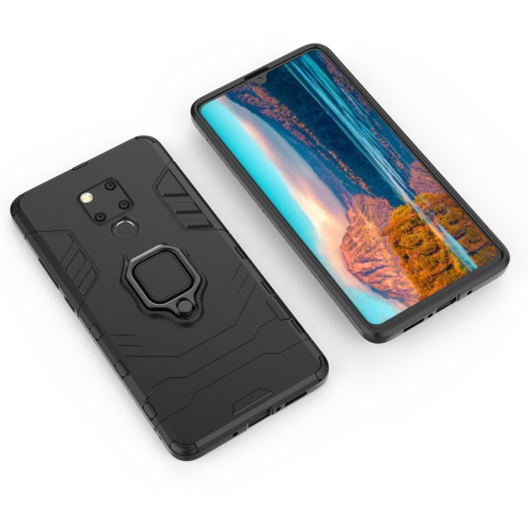 PC + TPU Shockproof Protective Case for Huawei Mate 20 X, with Magnetic Ring Holder
