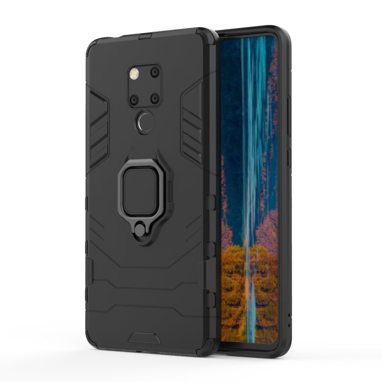 PC + TPU Shockproof Protective Case for Huawei Mate 20 X, with Magnetic Ring Holder