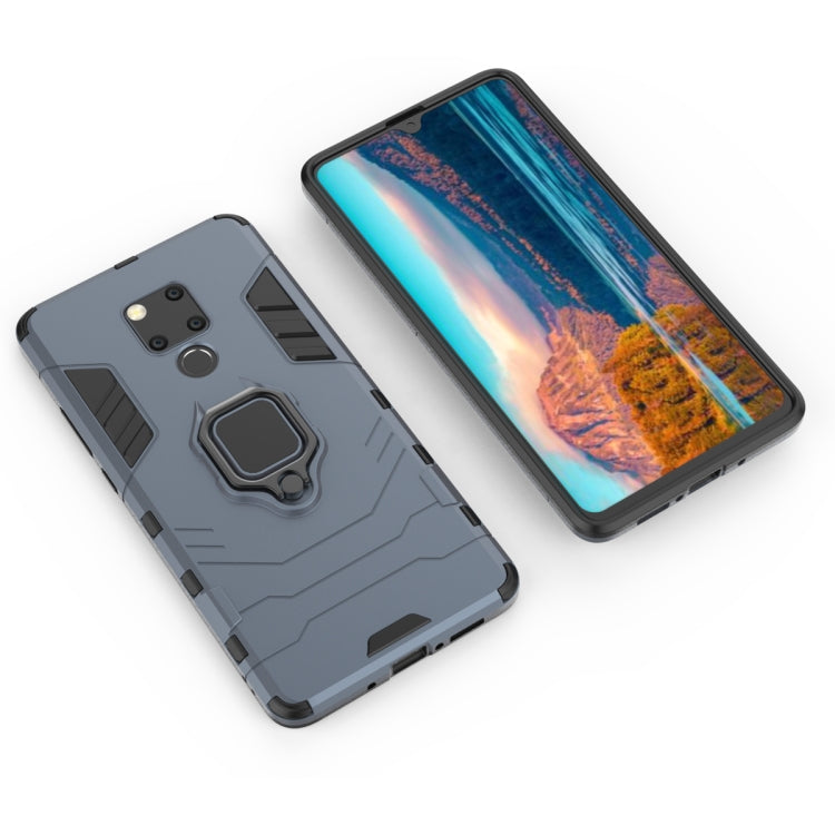 PC + TPU Shockproof Protective Case for Huawei Mate 20 X, with Magnetic Ring Holder
