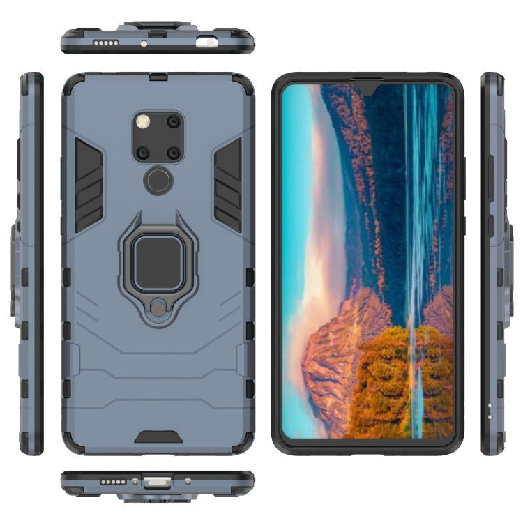 PC + TPU Shockproof Protective Case for Huawei Mate 20 X, with Magnetic Ring Holder