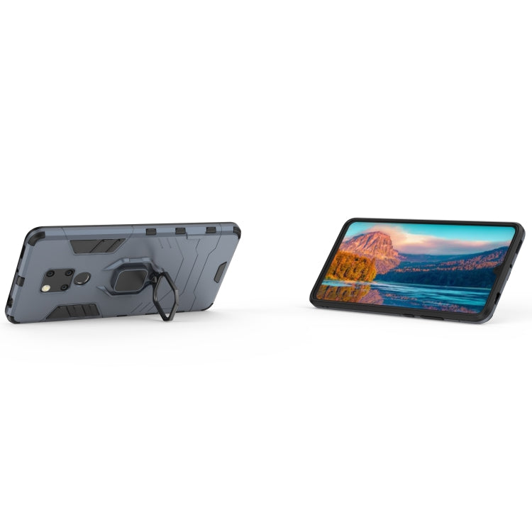 PC + TPU Shockproof Protective Case for Huawei Mate 20 X, with Magnetic Ring Holder