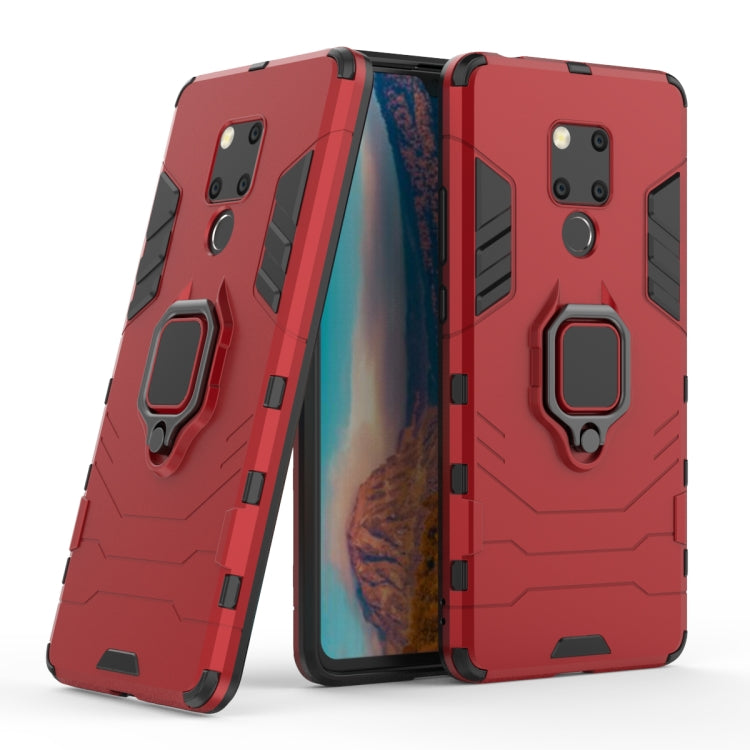 PC + TPU Shockproof Protective Case for Huawei Mate 20 X, with Magnetic Ring Holder
