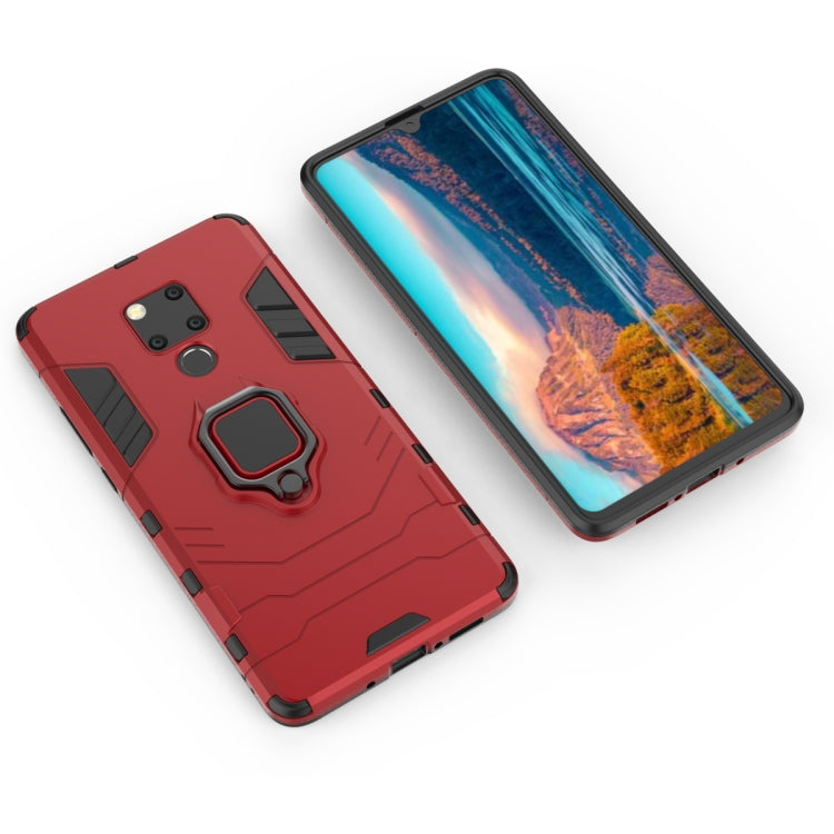 PC + TPU Shockproof Protective Case for Huawei Mate 20 X, with Magnetic Ring Holder