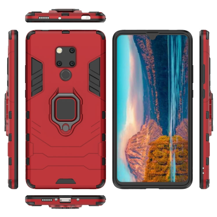 PC + TPU Shockproof Protective Case for Huawei Mate 20 X, with Magnetic Ring Holder