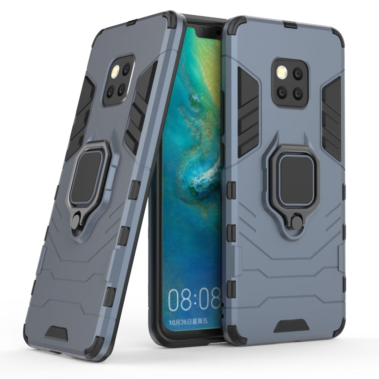 PC + TPU Shockproof Protective Case for Huawei Mate 20 Pro, with Magnetic Ring Holder