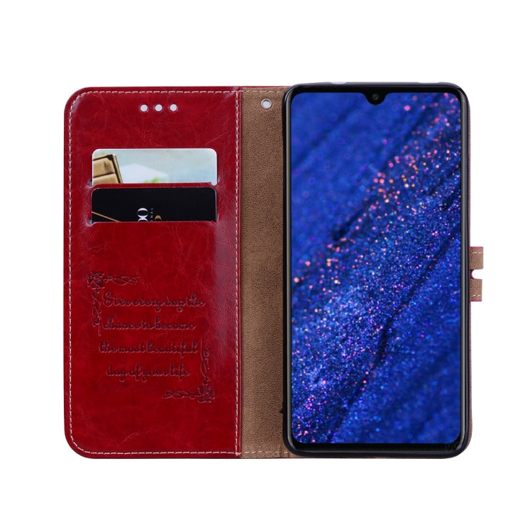 Business Style Oil Wax Texture Horizontal Flip Leather Case for Huawei Mate 20, with Holder & Card Slots & Wallet
