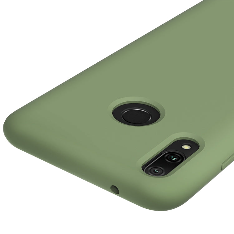 Solid Color Liquid Silicone Dropproof Protective Case for Huawei Y9(2019)