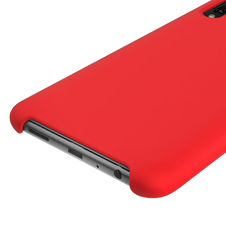 Solid Color Liquid Silicone Dropproof Protective Case for Huawei Y9(2019)