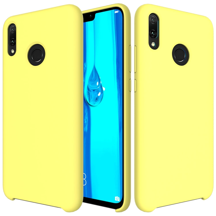 Solid Color Liquid Silicone Dropproof Protective Case for Huawei Y9(2019)