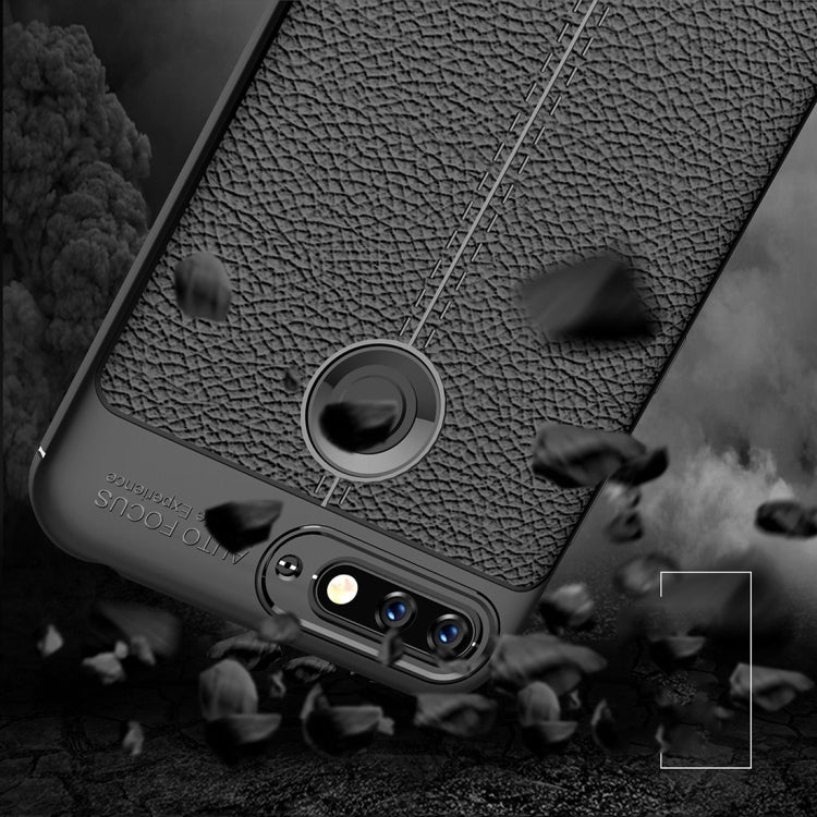 For Huawei Honor 7A / Y6 (2018) Litchi Texture Soft TPU Protective Case