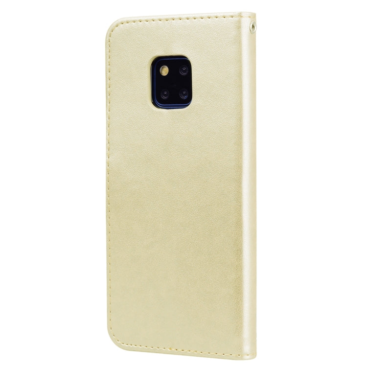 Rose Embossed Horizontal Flip PU Leather Case for Huawei Mate 20 Pro, with Holder & Card Slots & Wallet