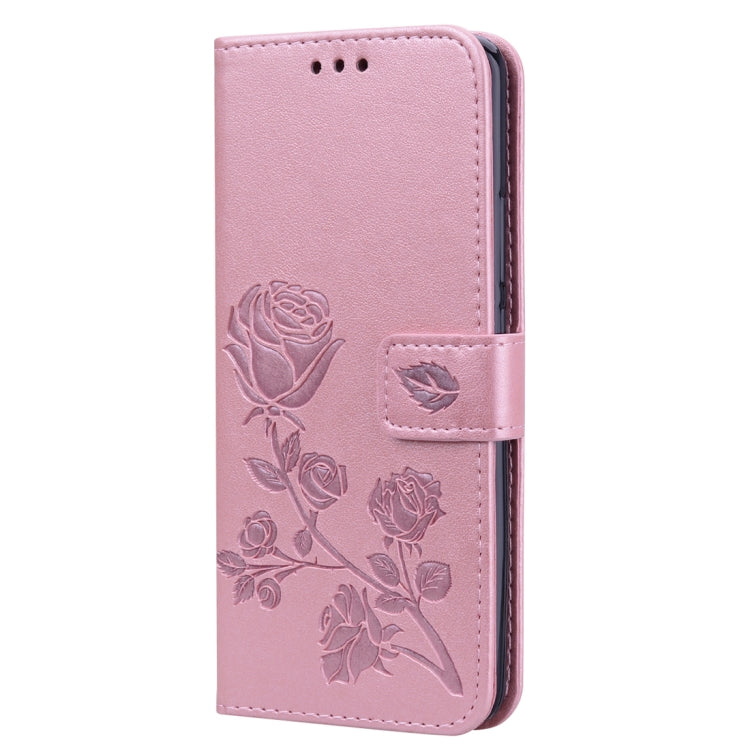 Rose Embossed Horizontal Flip PU Leather Case for Huawei Mate 20 Pro, with Holder & Card Slots & Wallet