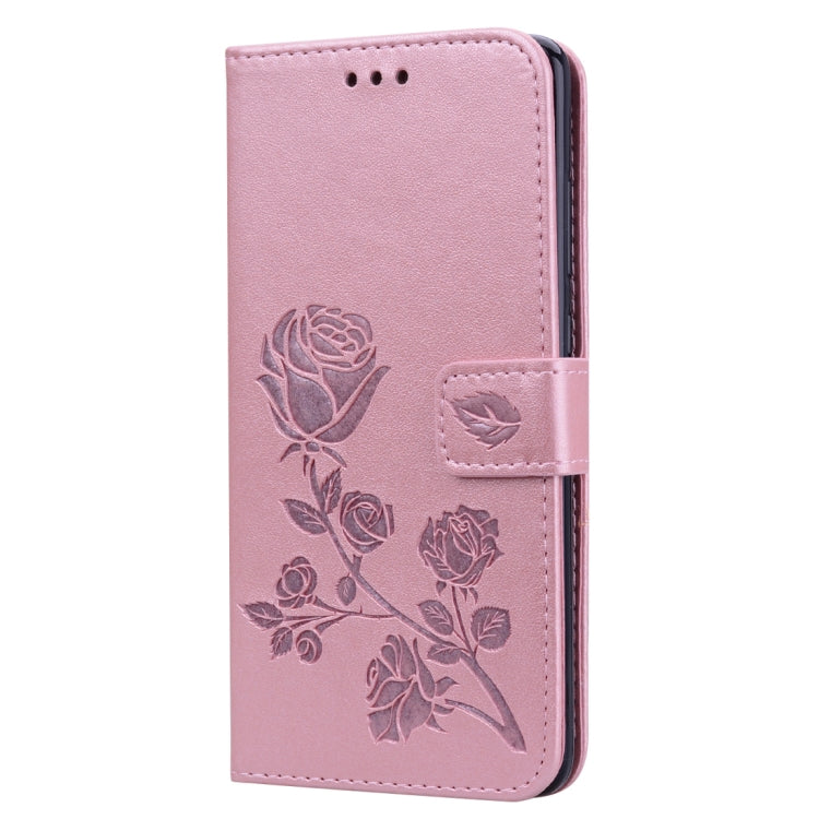 Rose Embossed Horizontal Flip PU Leather Case for Huawei Mate 20, with Holder & Card Slots & Wallet