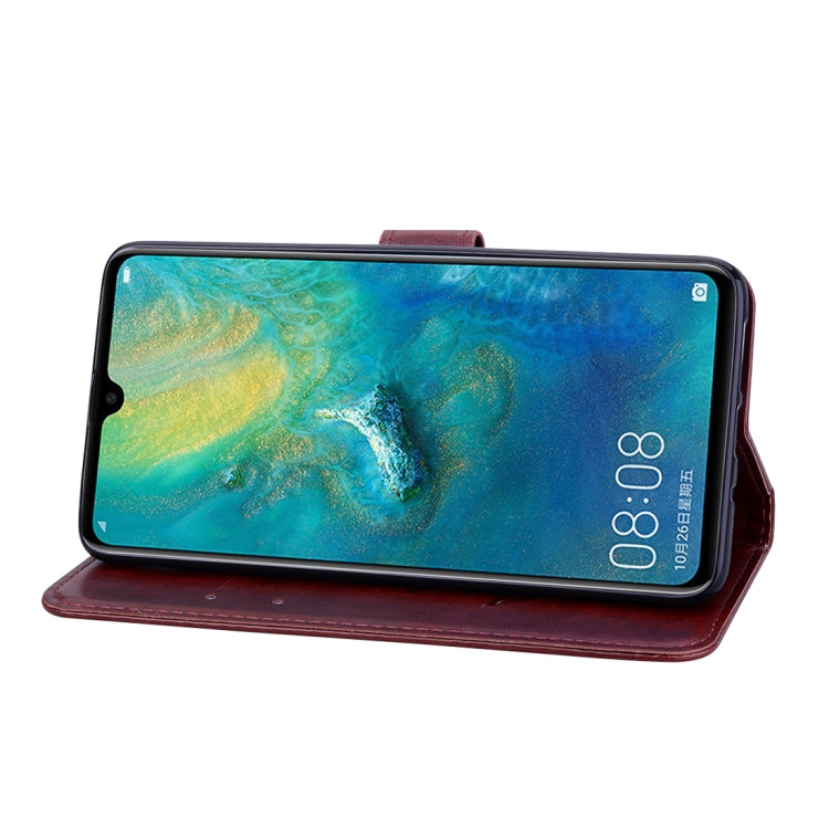 Rose Embossed Horizontal Flip PU Leather Case for Huawei Mate 20, with Holder & Card Slots & Wallet