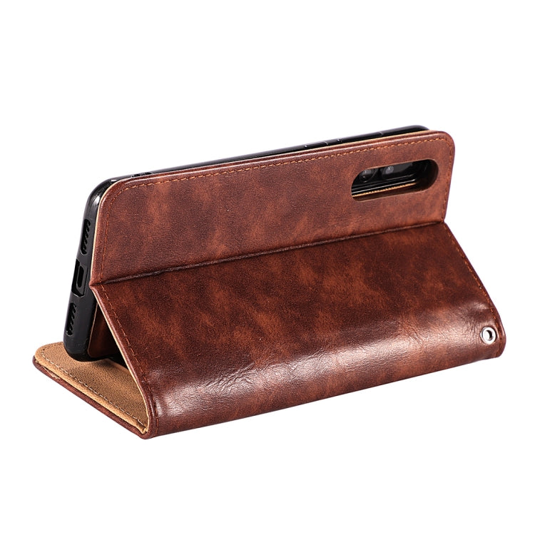 Crazy Horse Texture Horizontal Flip Detachable Zipper Leather Case for Huawei P20, with Card Slot & & Wallet & Photo Frame & Lanyard