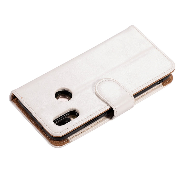 Crazy Horse Texture Horizontal Flip Detachable Zipper Leather Case for Huawei P20 Lite / Nova 3e, with Card Slot & & Wallet & Photo Frame & Lanyard