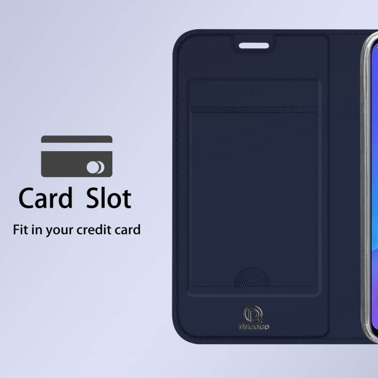 DZGOGO ISKIN Series Slight Frosted PU + TPU Case for Huawei nova 3 with Card Slots & Holder