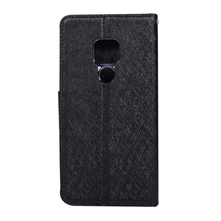 Silk Texture Horizontal Flip Leather Case for Huawei Mate 20, with Holder & Card slots & Wallet & Photo Frame