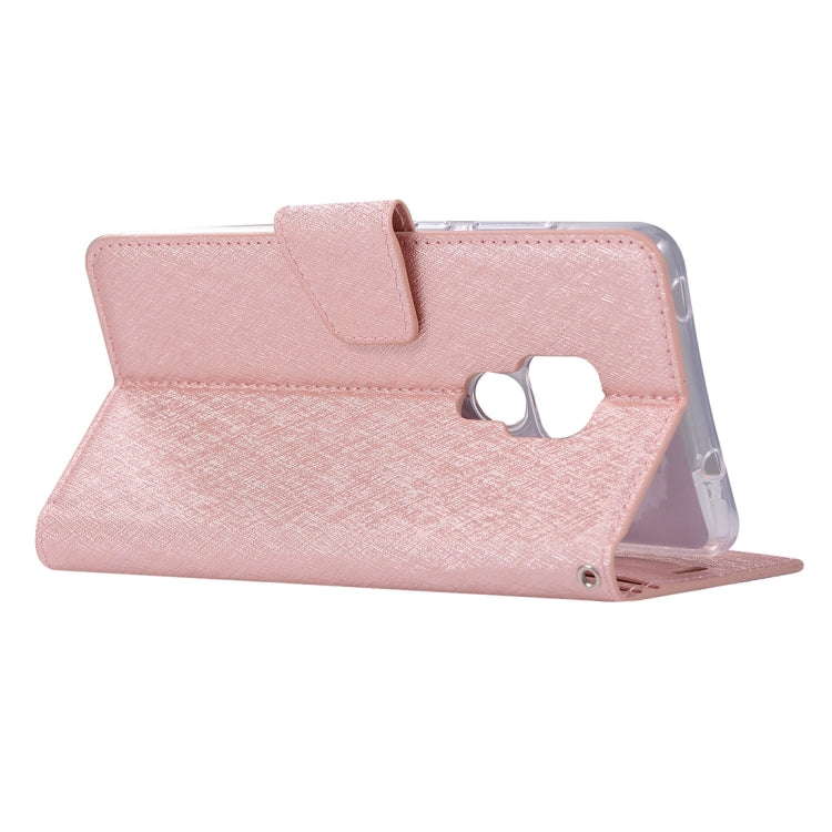 Silk Texture Horizontal Flip Leather Case for Huawei Mate 20, with Holder & Card slots & Wallet & Photo Frame