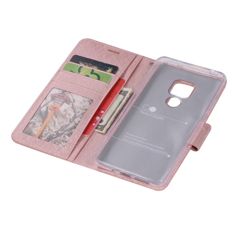 Silk Texture Horizontal Flip Leather Case for Huawei Mate 20, with Holder & Card slots & Wallet & Photo Frame