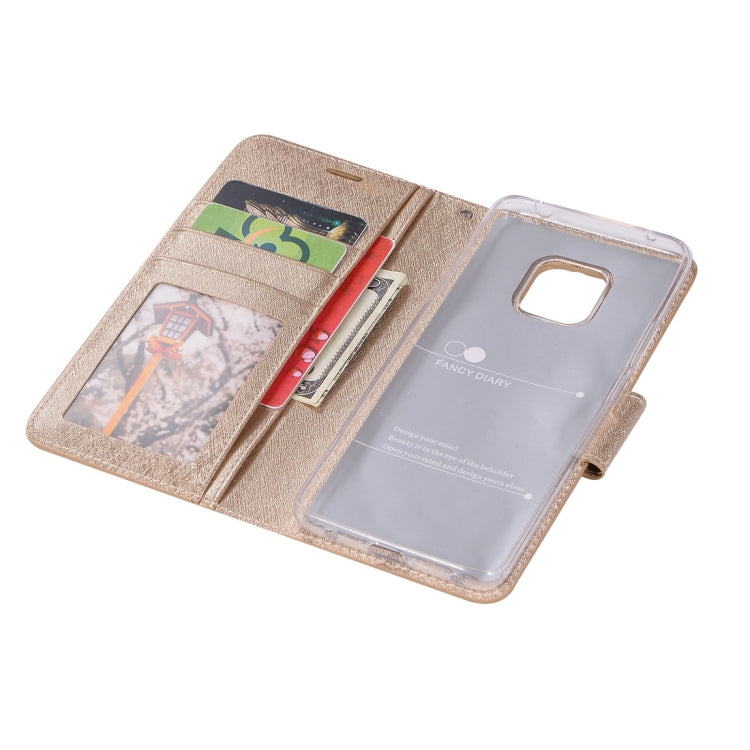 Silk Texture Horizontal Flip Leather Case for Huawei Mate 20 Pro, with Holder & Card slots & Wallet & Photo Frame