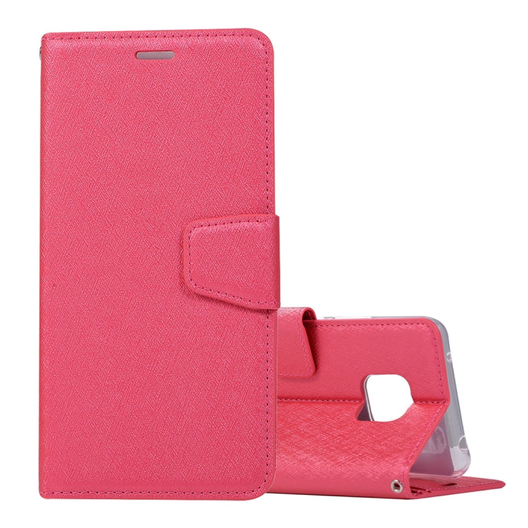 Silk Texture Horizontal Flip Leather Case for Huawei Mate 20 Pro, with Holder & Card slots & Wallet & Photo Frame