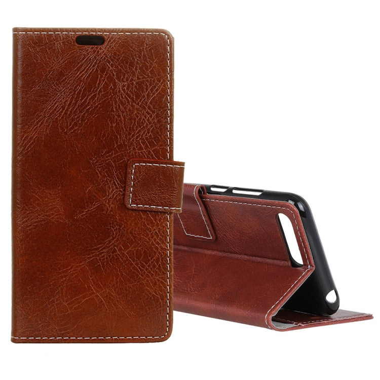 For Huawei Honor 10 Retro Crazy Horse Texture Horizontal Flip Leather Case with Holder & Card Slots & Wallet & Photo