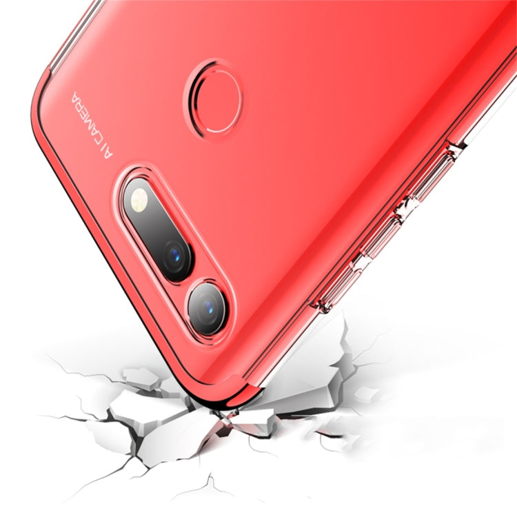 GKK Electroplating Transparent Case for Huawei Honor View 20 (Red)