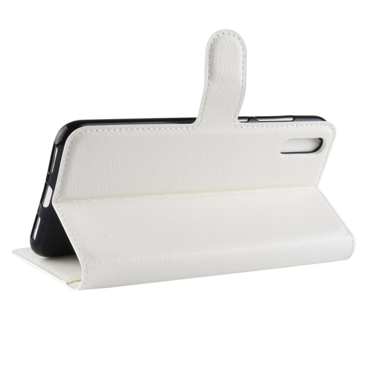 Litchi Texture Horizontal Flip Leather Case for Huawei Enjoy 9 / Y7 prime (2019) / Y7 Pro (2019), with Wallet & Holder & Card Slots