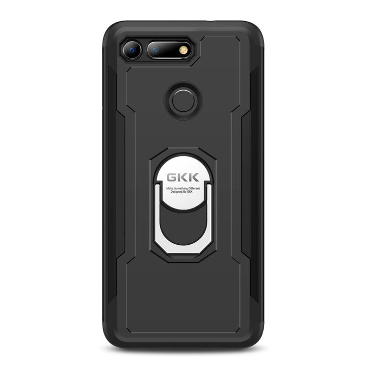GKK Magnetic 360 Degree Rotation Ring Holder PC + TPU Armor Case for Huawei Honor View 20