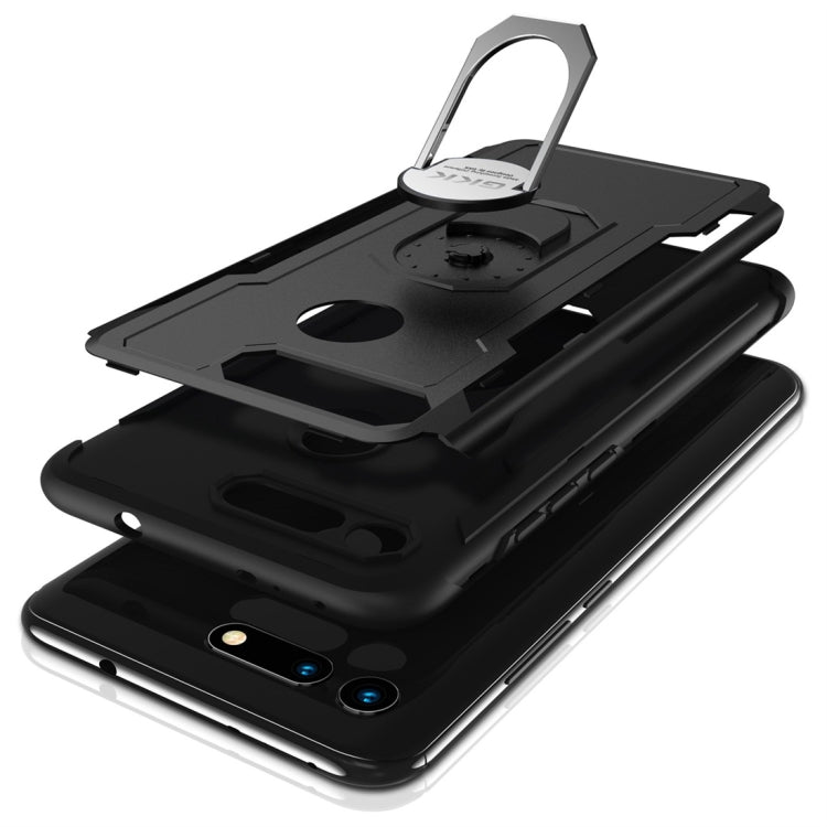 GKK Magnetic 360 Degree Rotation Ring Holder PC + TPU Armor Case for Huawei Honor View 20