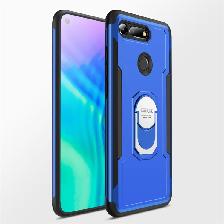 GKK Magnetic 360 Degree Rotation Ring Holder PC + TPU Armor Case for Huawei Honor View 20