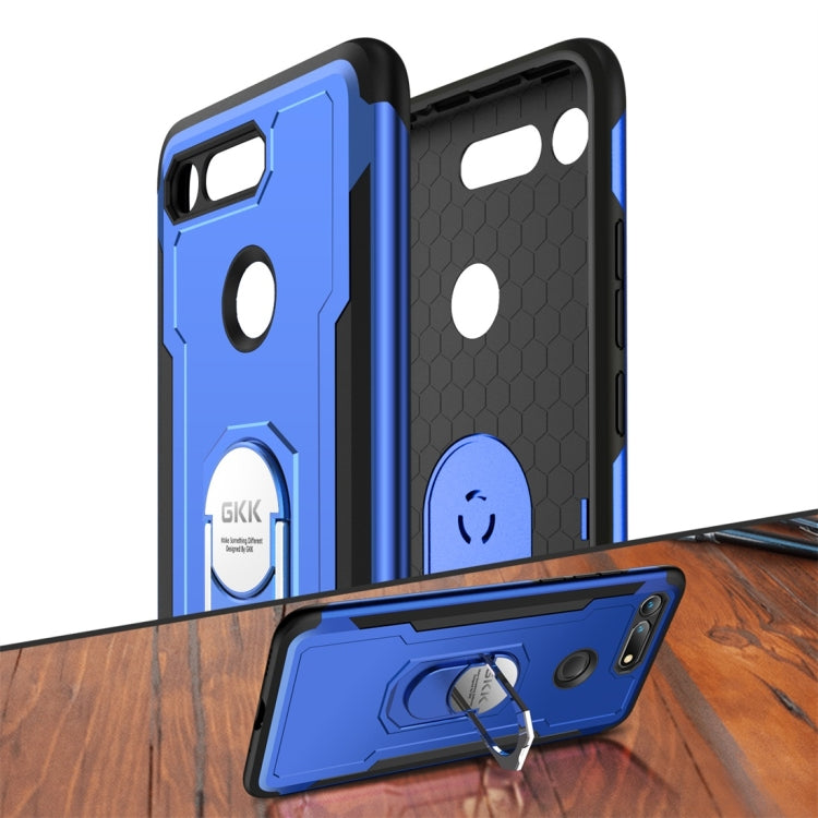 GKK Magnetic 360 Degree Rotation Ring Holder PC + TPU Armor Case for Huawei Honor View 20