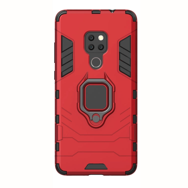Panther PC + TPU Shockproof Protective Case for Huawei Mate 20, with Magnetic Ring Holder