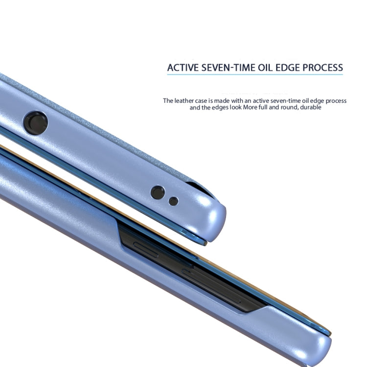 Mirror Clear View Horizontal Flip PU Smart Leather Case for Huawei Mate 20, with Holder