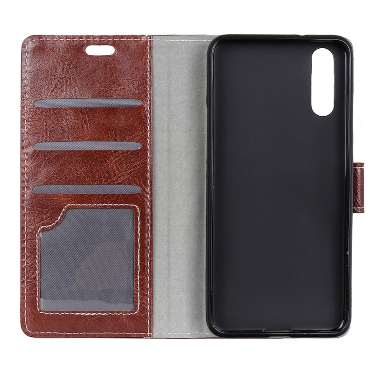 Retro Crazy Horse Texture Horizontal Flip Leather Case for Huawei Y7 Pro (2019) / Enjoy 9, with Holder & Card Slots & Wallet
