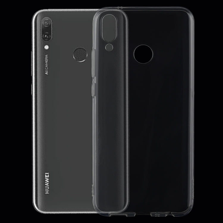 0.75mm Transparent TPU Case for Huawei Y9 2019