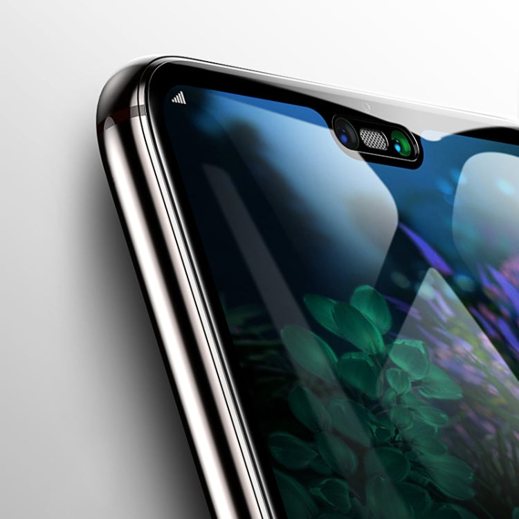 TOTUDESIGN 0.23mm Full Screen Anti-dust Tempered Glass Film for Huawei P20 Pro(Black/HD)