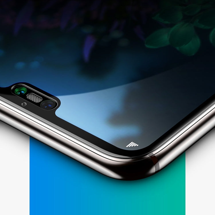 TOTUDESIGN 0.23mm Full Screen Anti-dust Tempered Glass Film for Huawei P20 Pro(Black/HD)