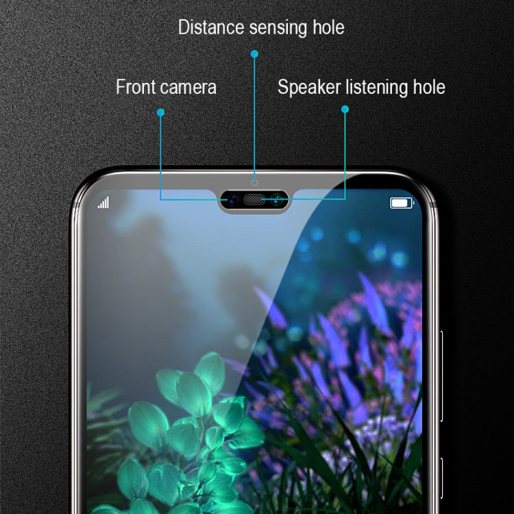 TOTUDESIGN 0.23mm Full Screen Anti-dust Tempered Glass Film for Huawei P20(Black/HD)