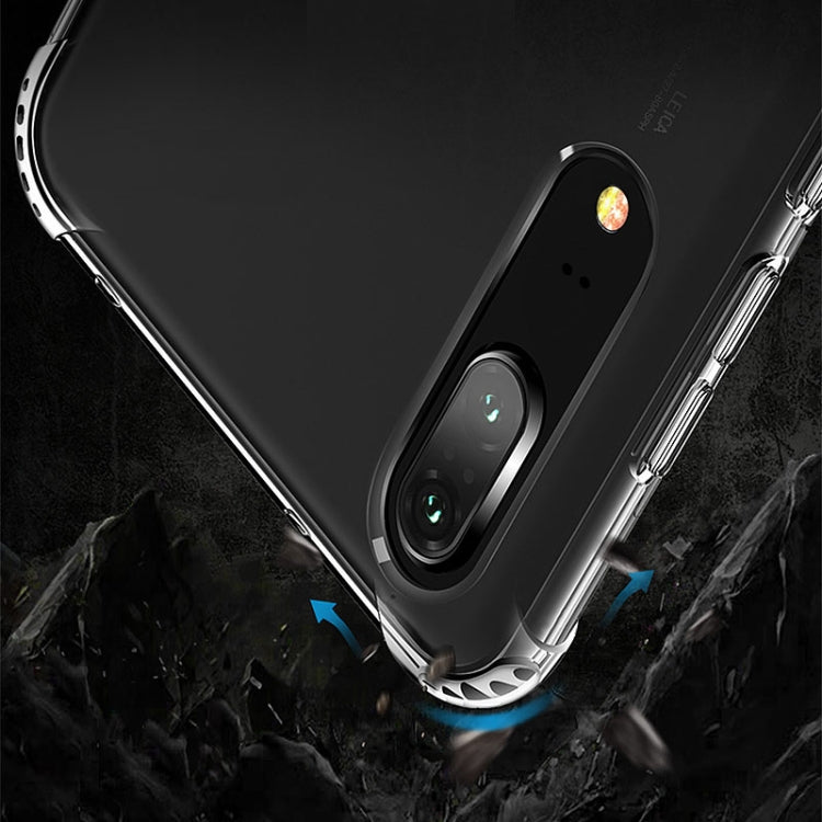 TOTUDESIGN Transparent Airbag Shockproof TPU Case for Huawei P20