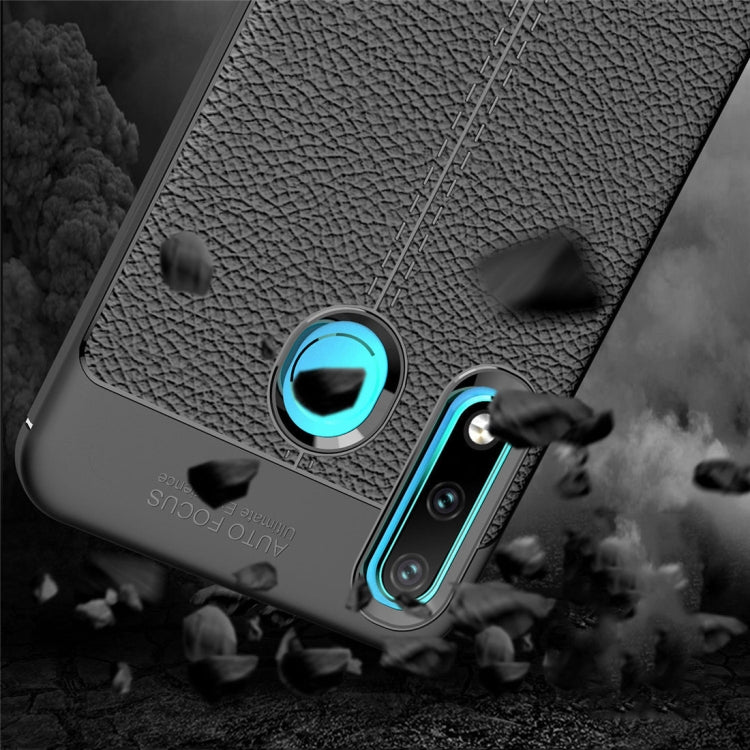 Litchi Texture TPU Shockproof Case for Huawei P30 Lite