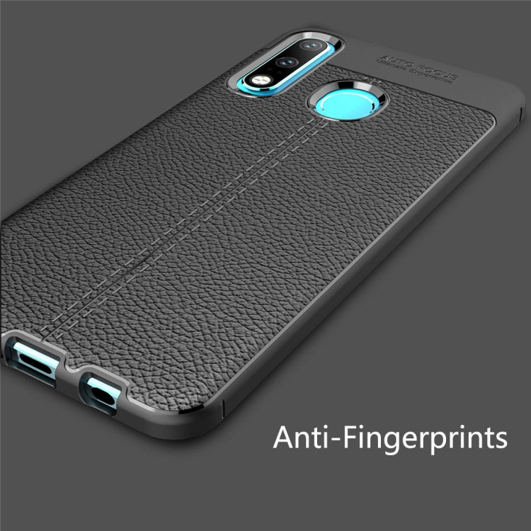 Litchi Texture TPU Shockproof Case for Huawei P30 Lite