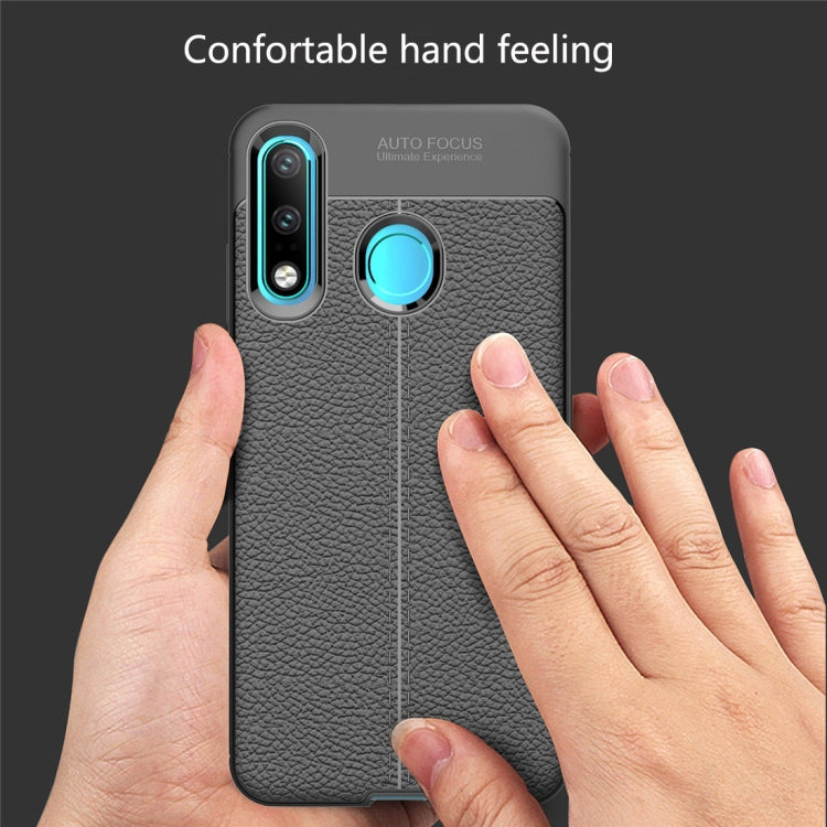 Litchi Texture TPU Shockproof Case for Huawei P30 Lite