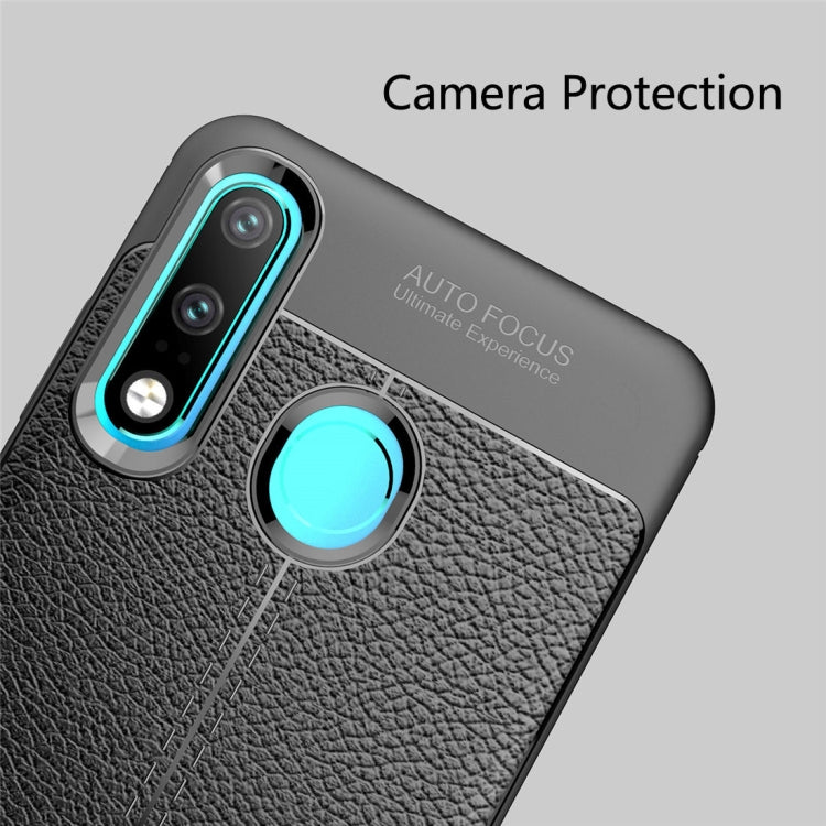 Litchi Texture TPU Shockproof Case for Huawei P30 Lite