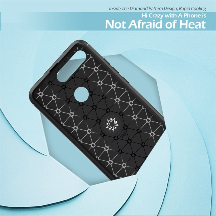 lenuo Shockproof TPU Case for Huawei Honor View 20, with Invisible Holder