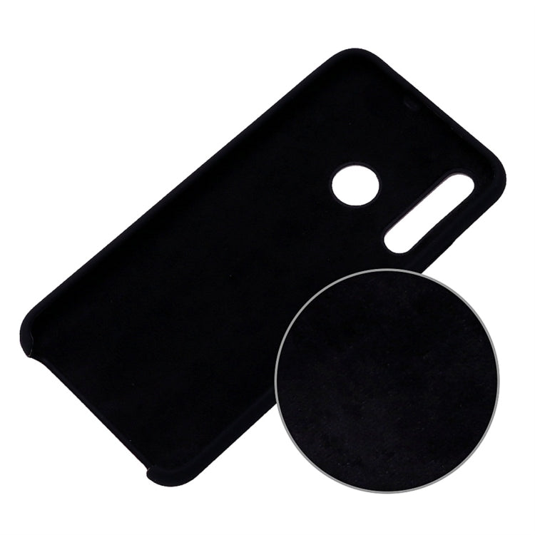 Solid Color Liquid Silicone Dropproof Protective Case for Huawei Honor 10i