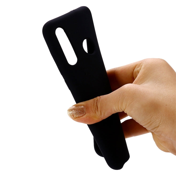 Solid Color Liquid Silicone Dropproof Protective Case for Huawei Honor 10i