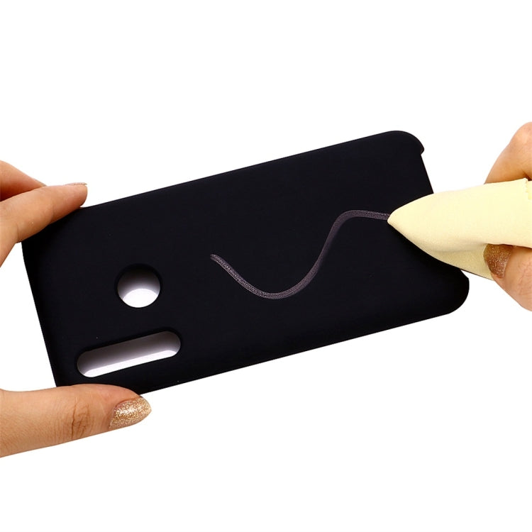 Solid Color Liquid Silicone Dropproof Protective Case for Huawei Honor 10i