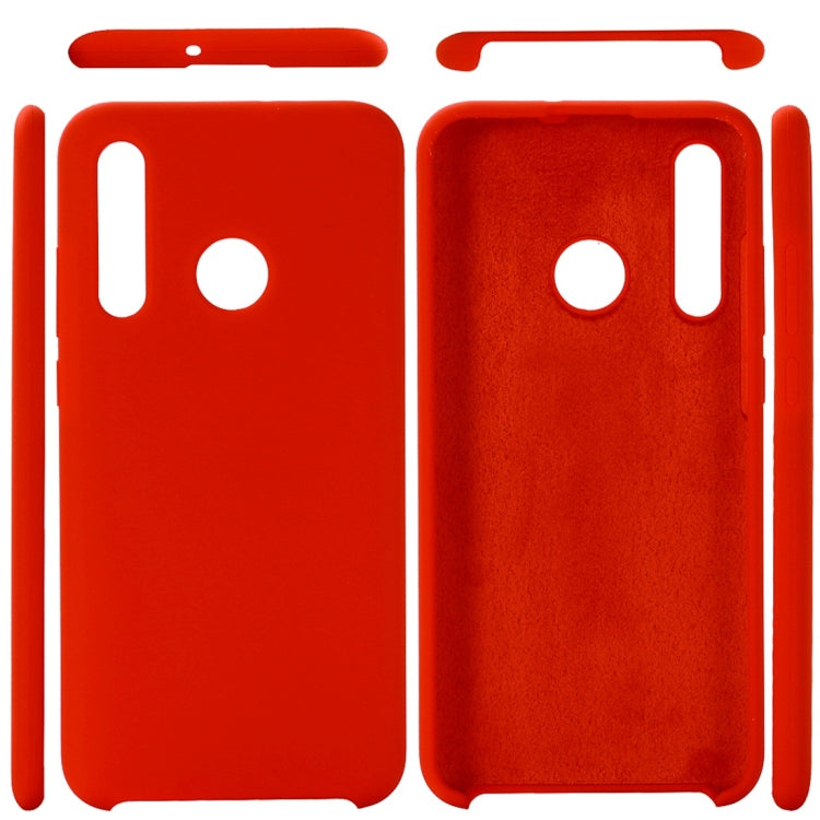 Solid Color Liquid Silicone Dropproof Protective Case for Huawei Honor 10i